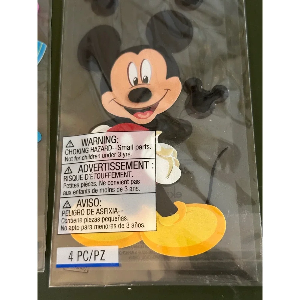 Disney Mickey Minnie Mouse Dimensional Stickers 2 Pk New Tropical Beach 3D Craft